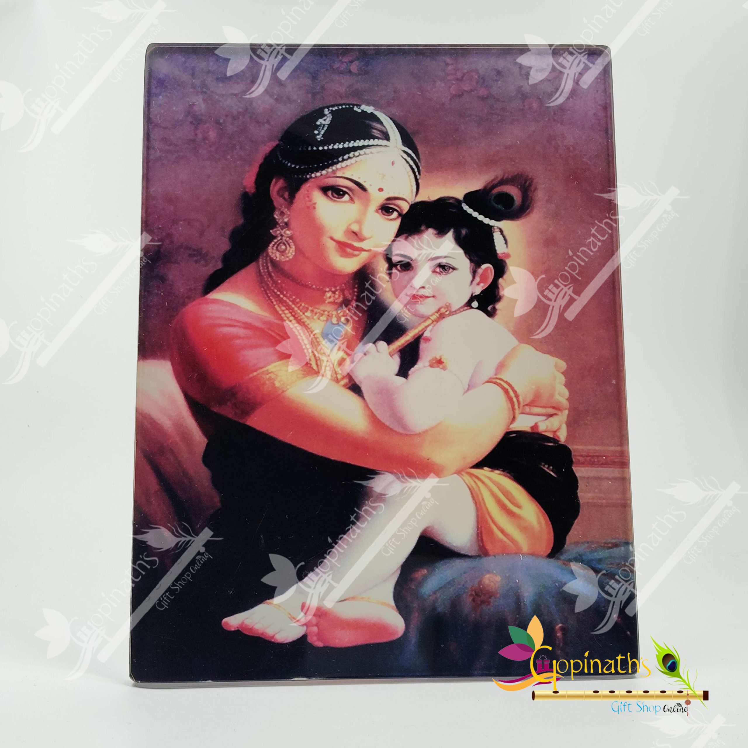 Maa Yashoda & Krishna Acrylic Photostand