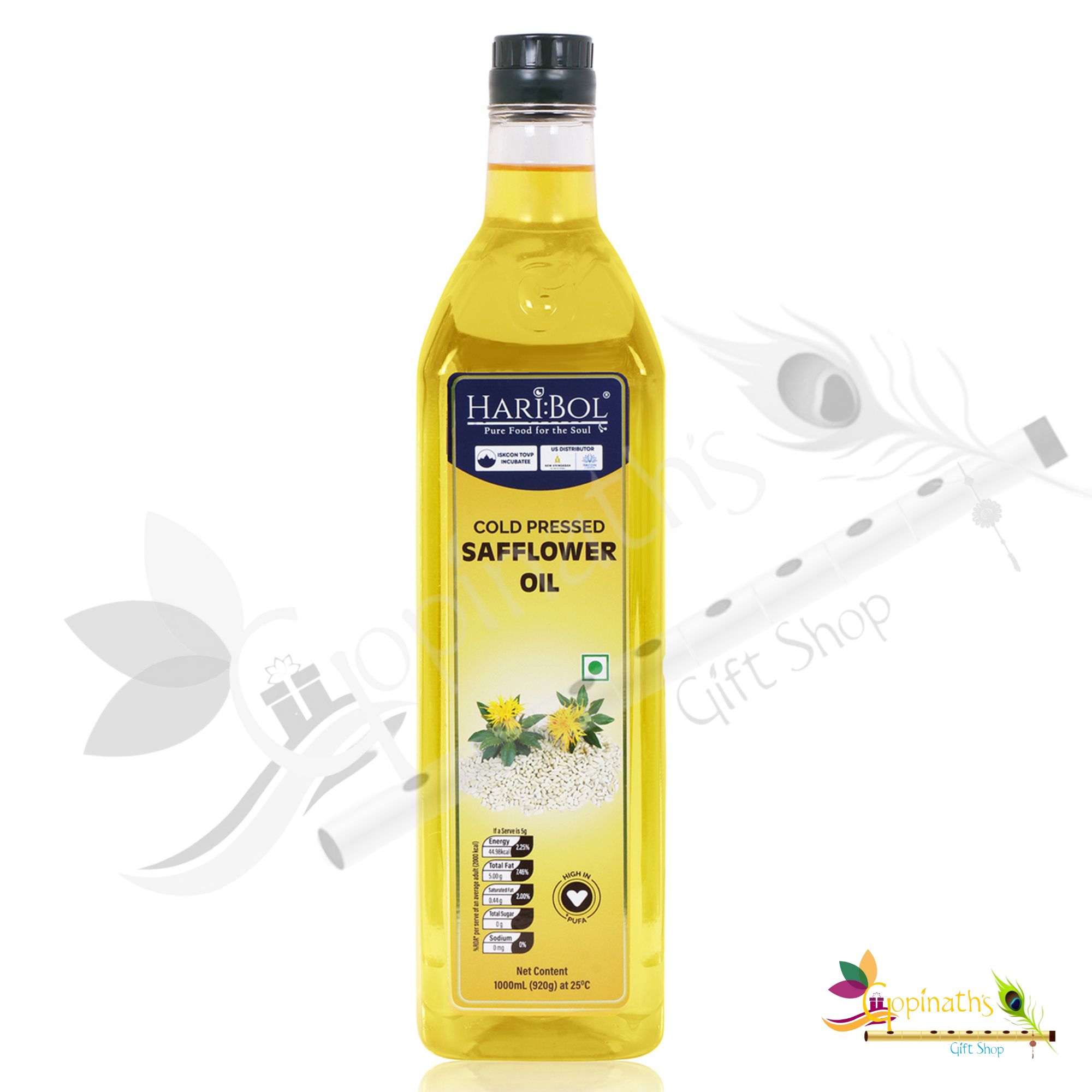 Cold Pressed Safflower Oil - 1ltr