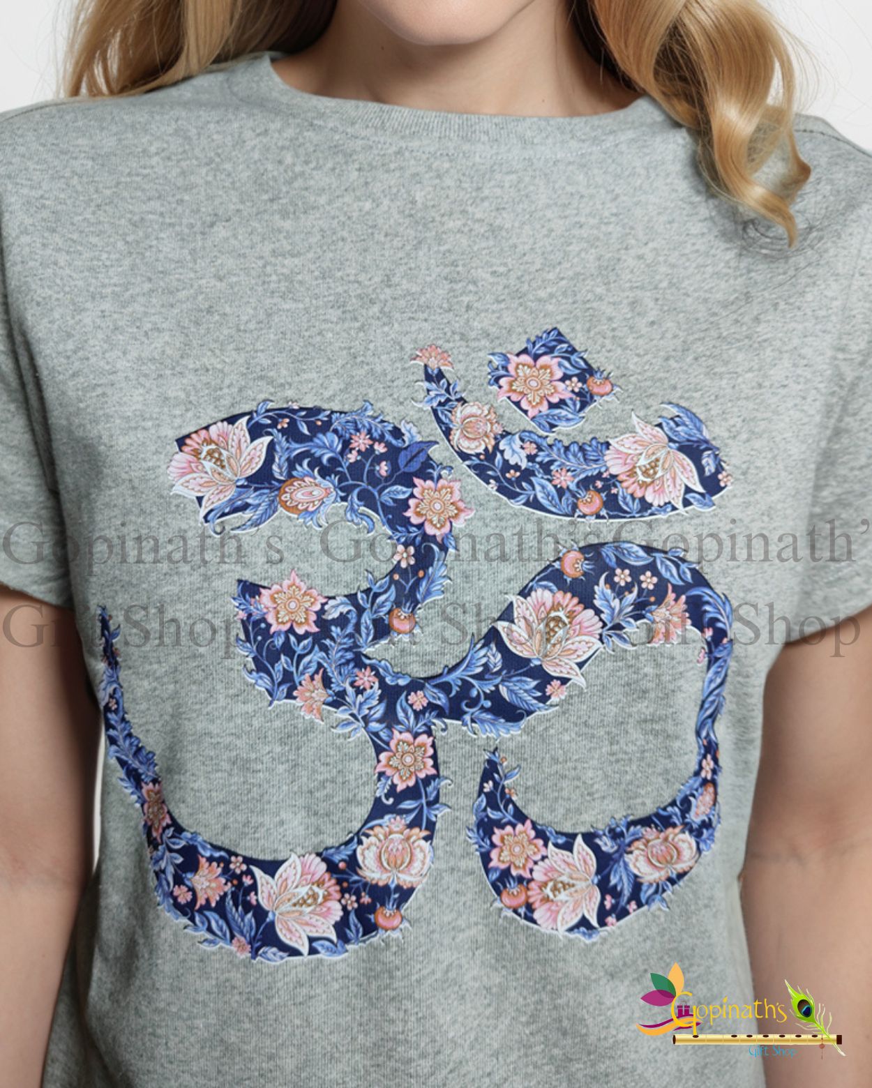 Floral Om Graphic T-Shirt