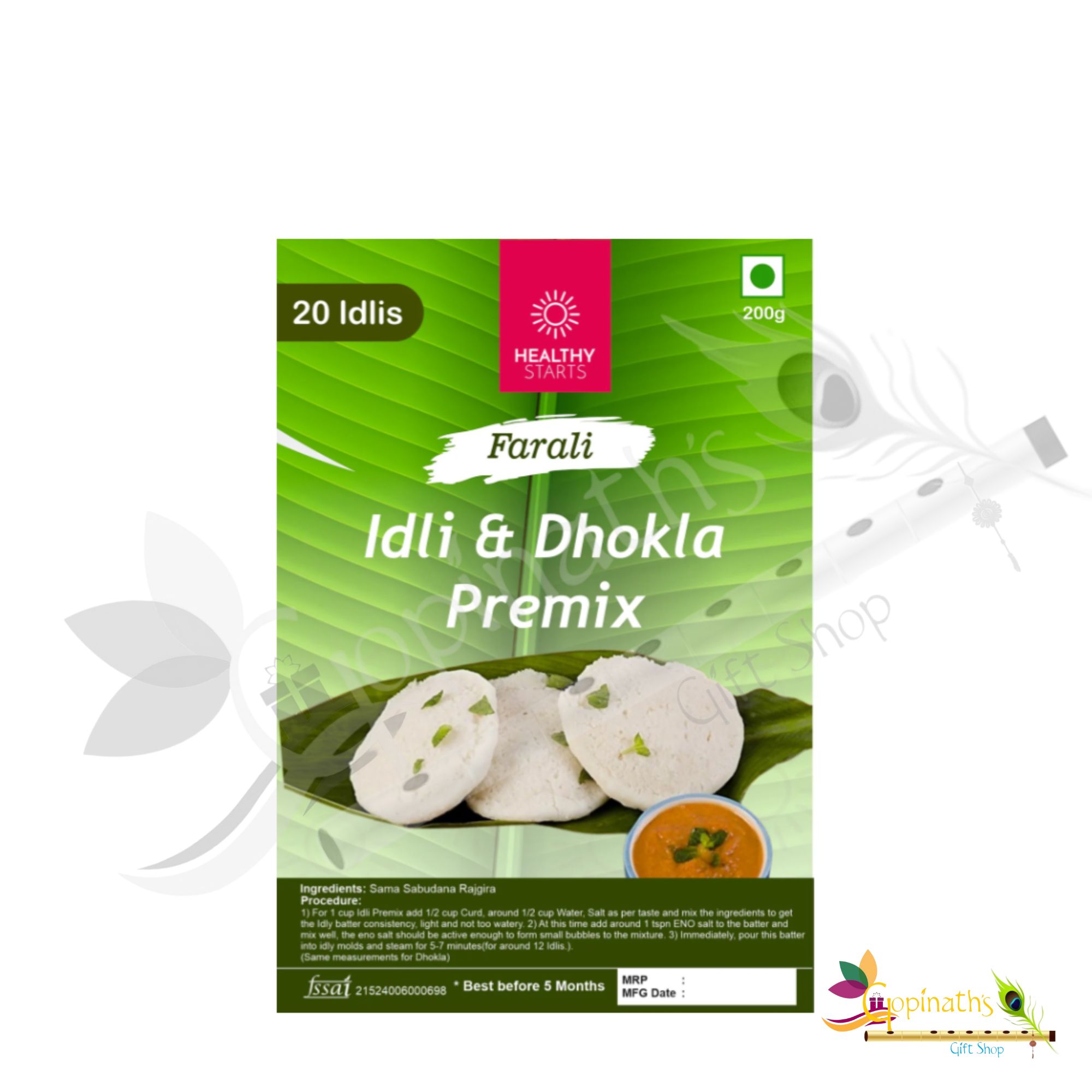 Farali  Idli/Dhokla Premix 200g