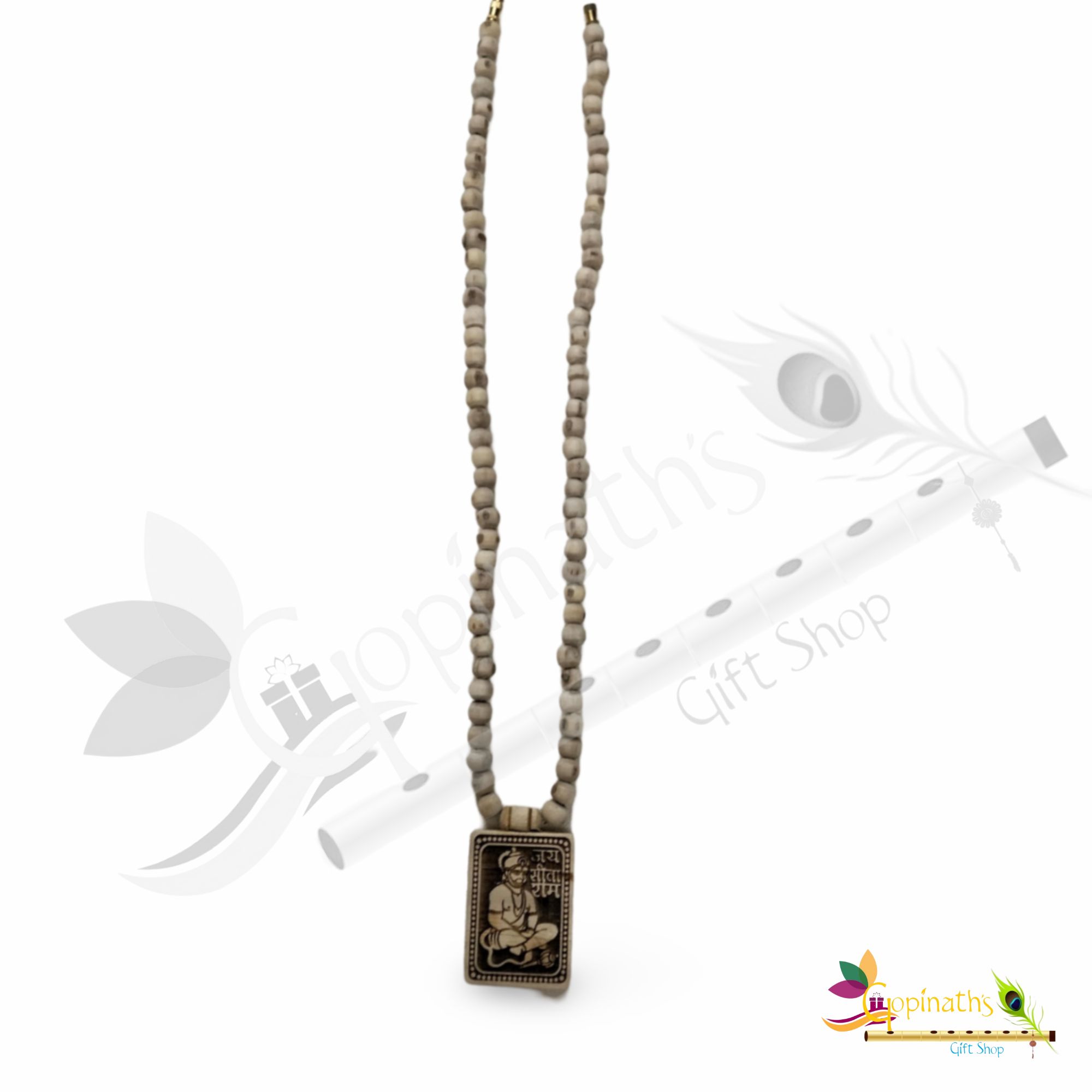 Tulsi Neck Beads with Hanuman ji Pendant